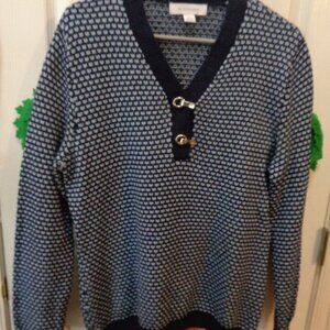 Madison Grey Woman's Blue Sweater Top XL